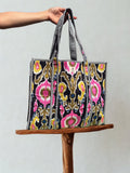 Jamuni Ikat Quilted Tote Bag