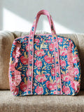 Bloom Ruffle Quilted Cotton Tote Bag
