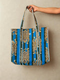 Tiger Trail Quilted Cotton Tote Bag