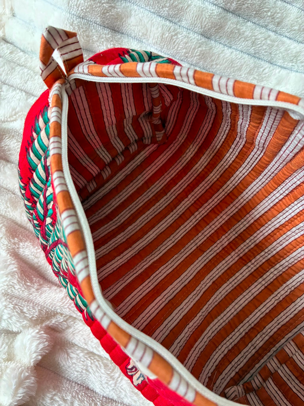 Wild Safari Quilted Cotton Pouch Set (Set of 3)