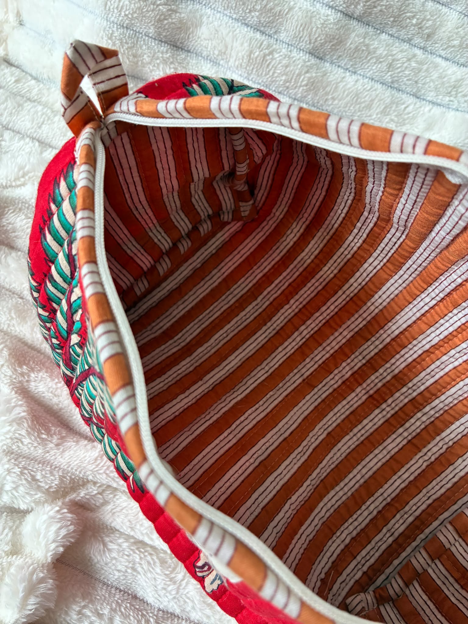 Wild Safari Quilted Cotton Pouch Set (Set of 3)