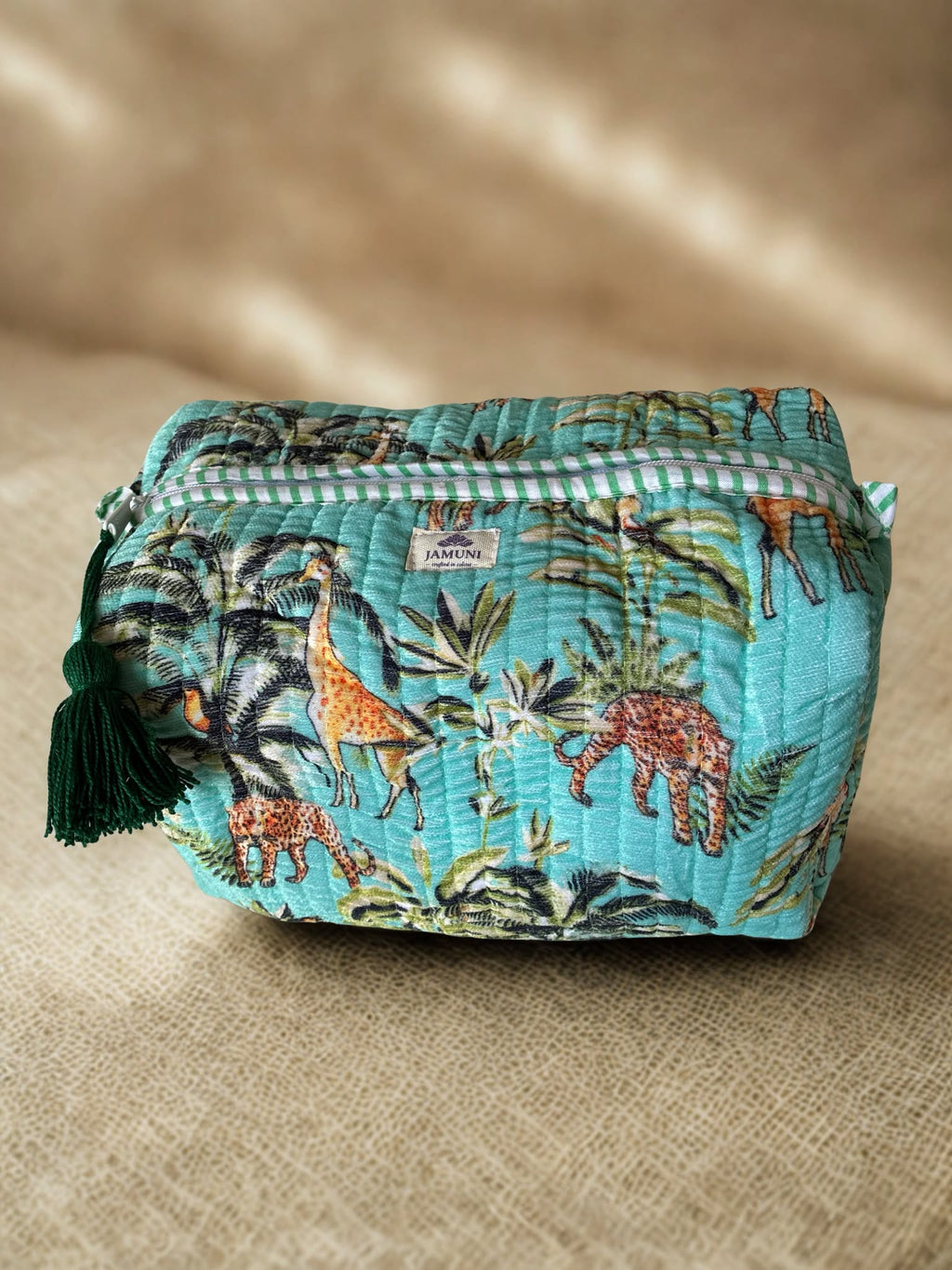 Safari Velvet Pouch Set (Set of 3)