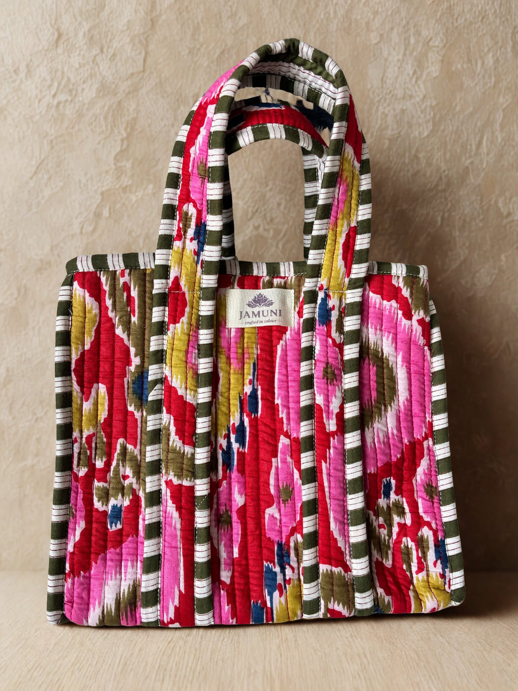 Mini Tote – Pink Ikat