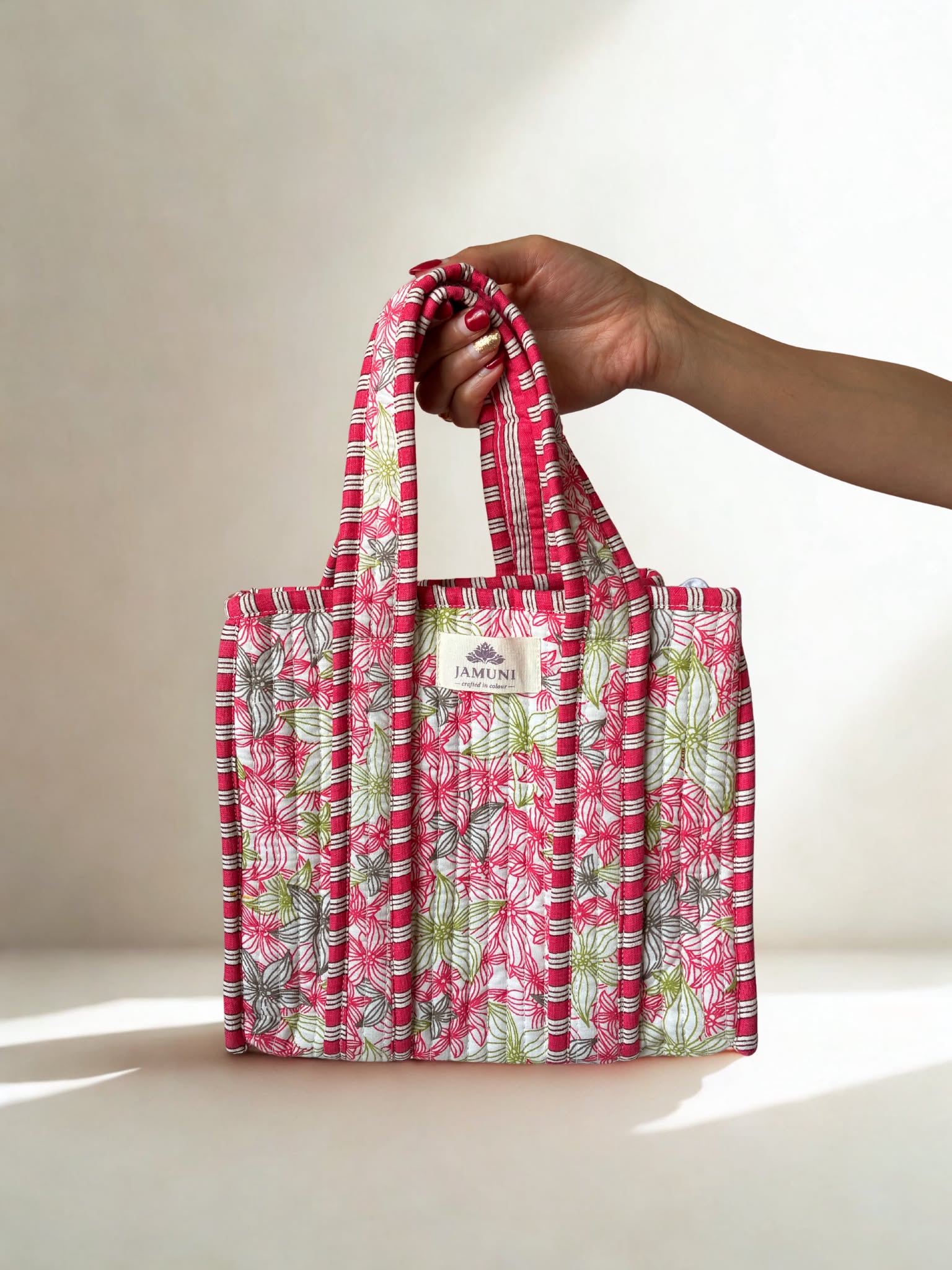 Mini Tote – Pink Blossom
