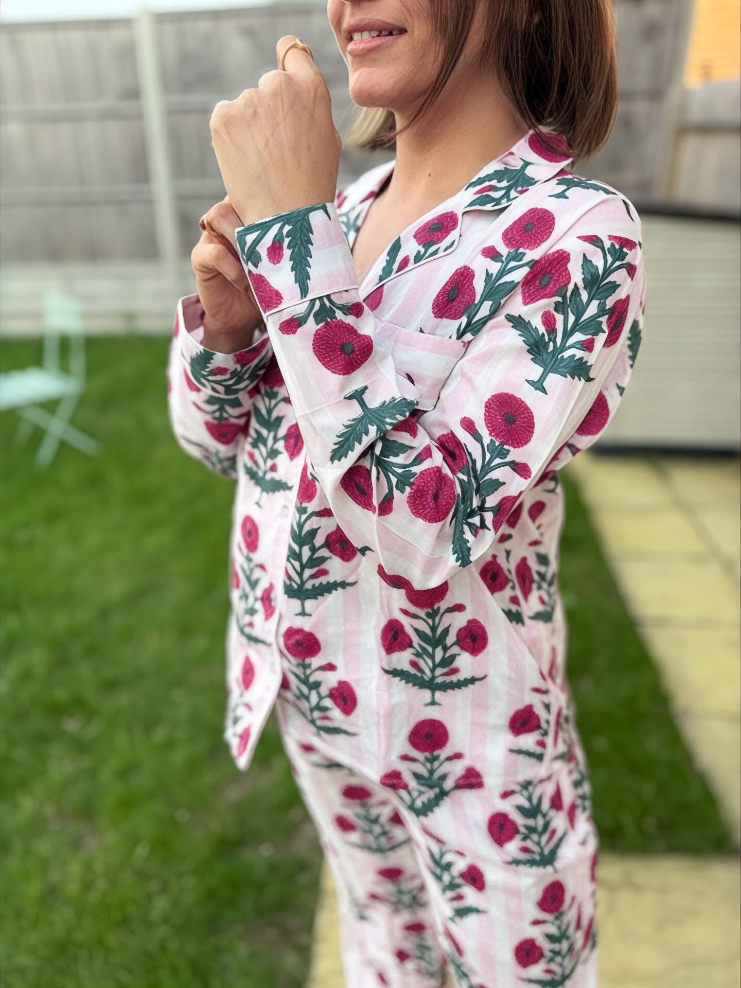 Blush Bloom Cotton PJ Set