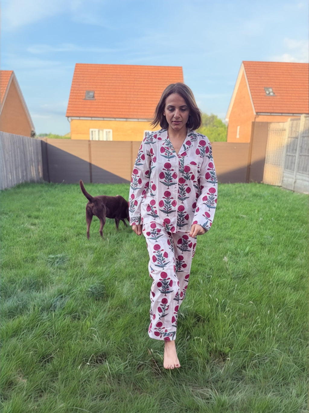 Blush Bloom Cotton PJ Set