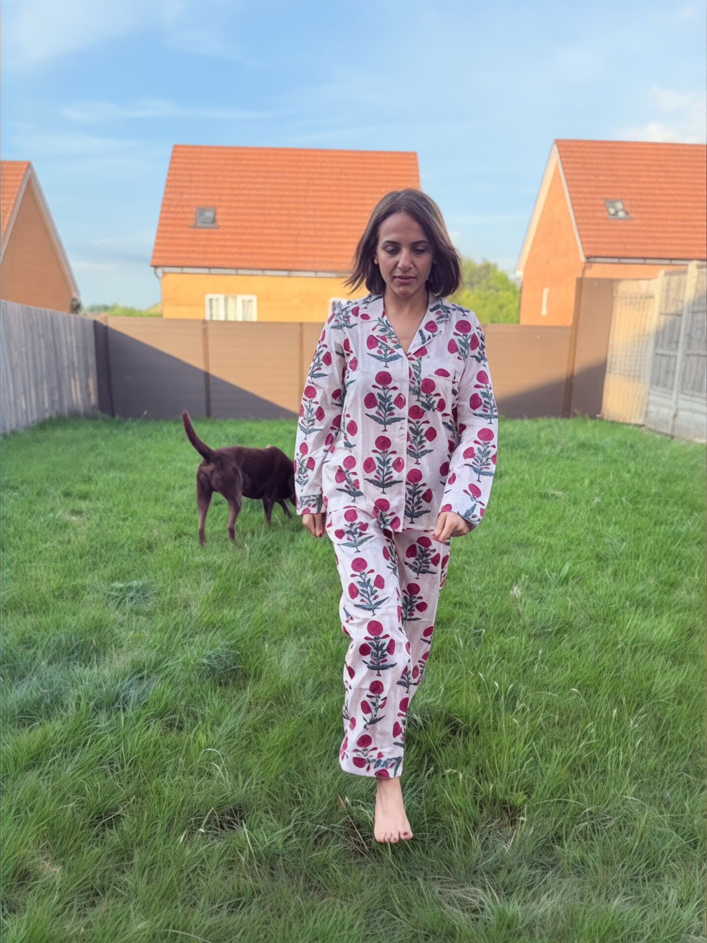 Blush Bloom Cotton PJ Set