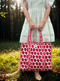 Strawberry Fields Quilted Cotton Tote