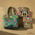 Cotton Tote + Quilted Pouch Set of 3